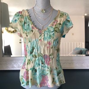 Spring floral top